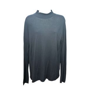 Vince Wool & Cashmere Mock Turtleneck Sweater in Navy NWT Size XL